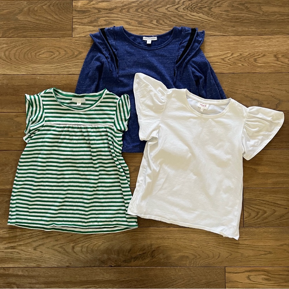 Girls Ruffle Tee Bundle